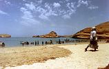 Strandleben in Qurum, Oman