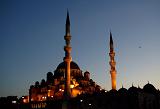 Moschee bei Nacht in Istanbul